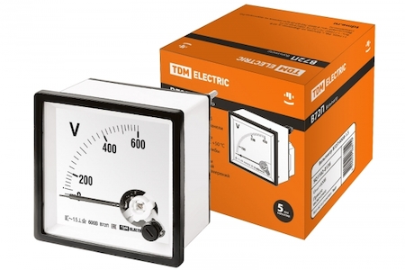 TDM ELECTRIC SQ1102-0136 Вольтметр В72П 600В-1,5 TDM
